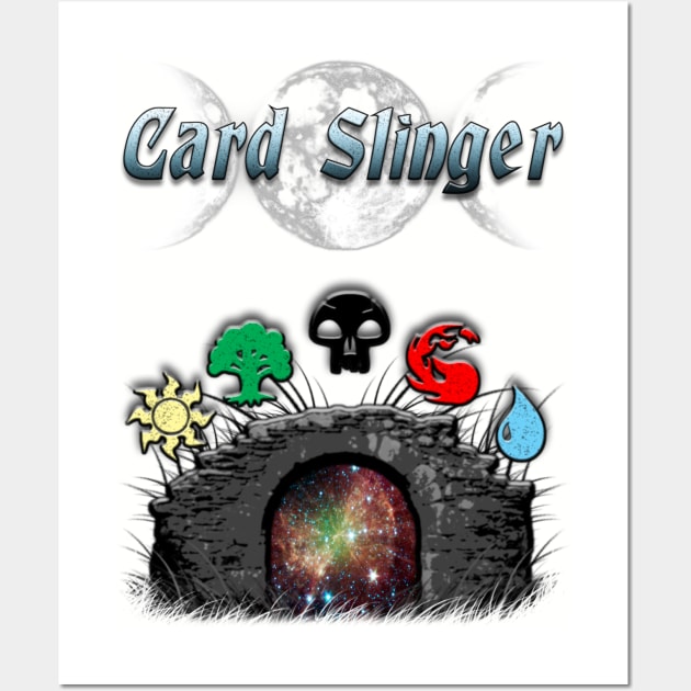 Card Slinger Wall Art by EnegDesign